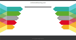 Desktop Screenshot of onlinemathleaning.com